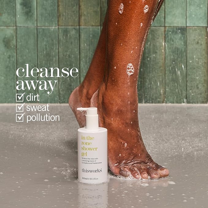 THISWORKS In The Zone Shower Gel 10.1 fl oz - Eucalyptus & Frankincense