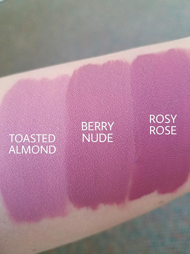 Aromi Matte Liquid Lipstick | Dusty Rose, Medium Pink Lip Color for Women (Rosy Rose)