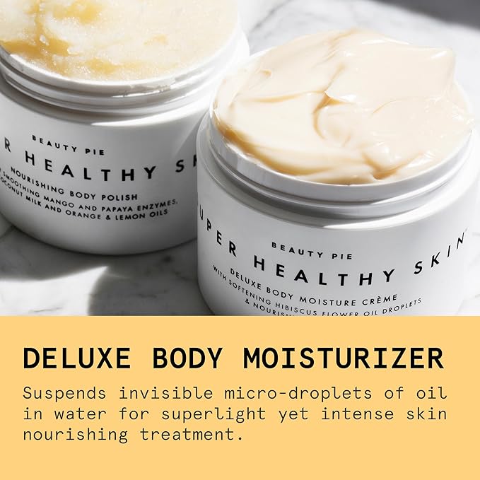 Beauty Pie Super Healthy Skin Deluxe Body Cream | Non Greasy | 8.45oz