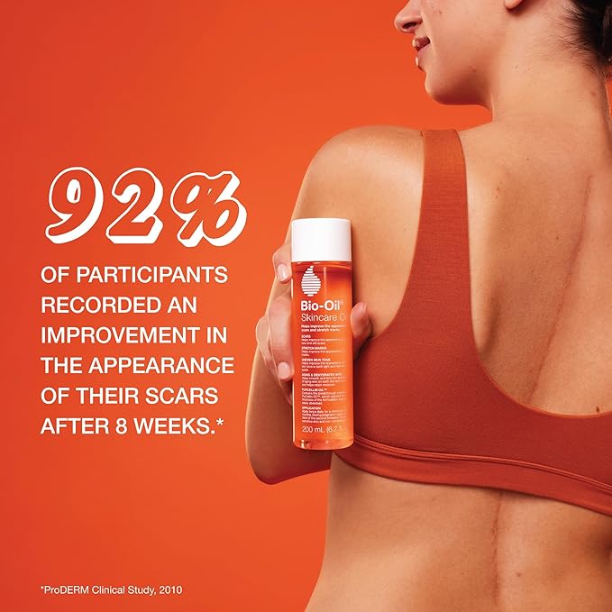 Jergens Bio-Oil Skincare Oil 4.2oz Skin Firming Moisturizing Body Lotion Dry Skin 16.8 oz Trail Pack, Hydrating Moisturizer, Oil for Dry Skin, Firming Body Lotion Trial Pack