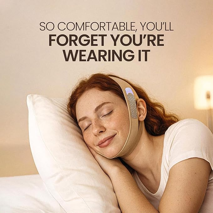 SALUTE VITAM Adjustable Chin Strap for Double Chin & Face Slimming - V-Line Lifting Band for Sleeping, One Size Fits Most