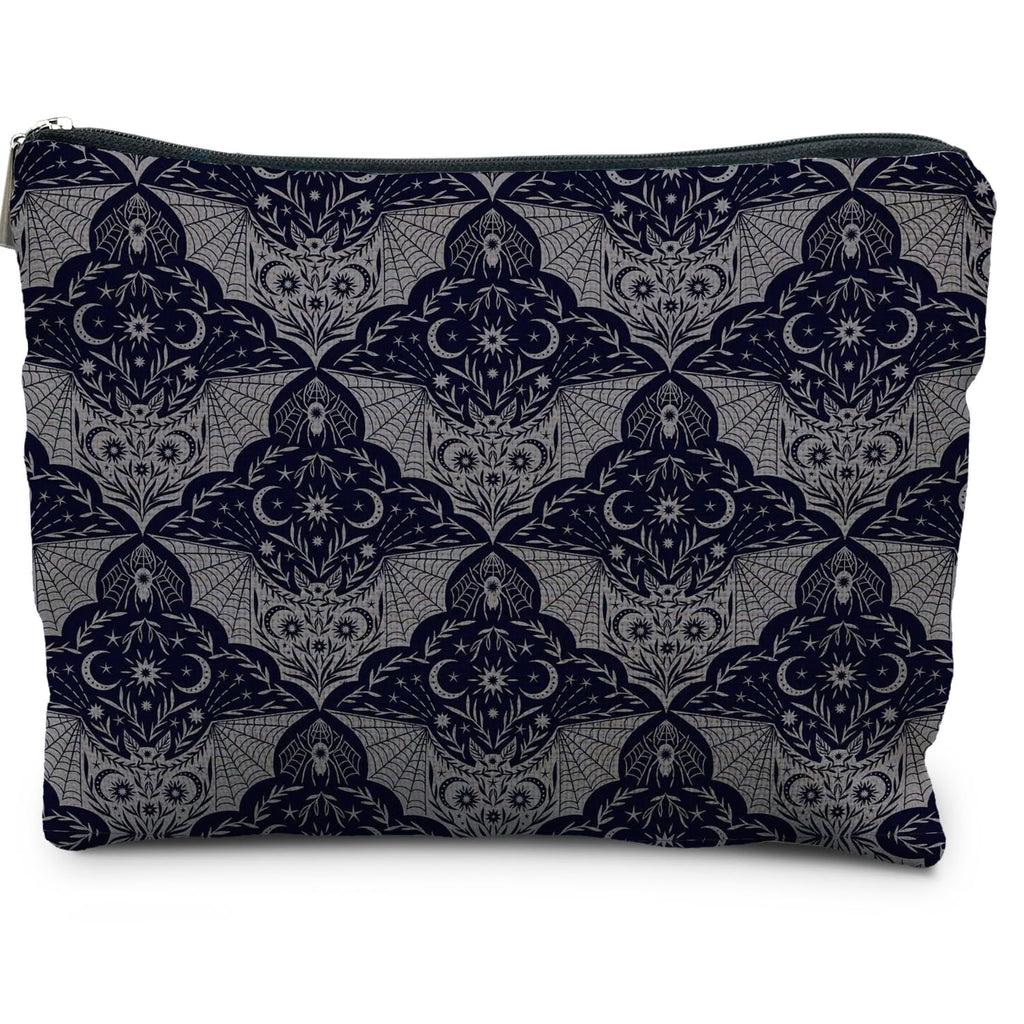 RYYCDOI Goth Gothic Makeup Bag, Halloween Makeup Bag Gifts for Women, Bat Spider Halloween Cosmetic Bag, Gothic Gifts for Women