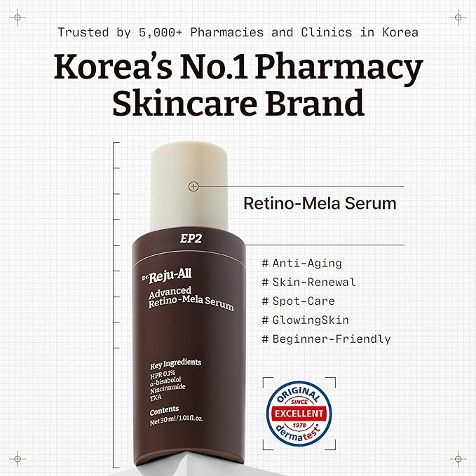 Dr.Reju-All Advanced Retino-Mela Serum 1 Fl Oz