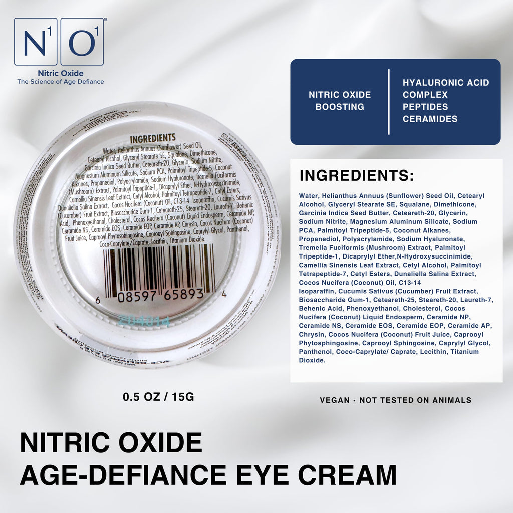 N1O1 Nitric Oxide Anti Aging Eye Cream, 0.5 oz