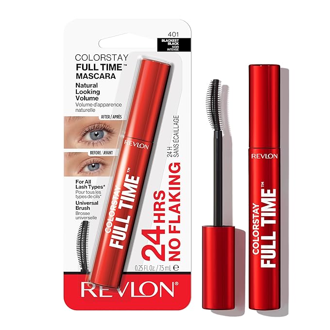Revlon ColorStay Full Time Mascara, 401 Blackest Black