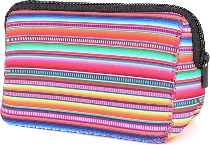 AJLTPA Waterproof Neoprene Cosmetic Bag, Serape