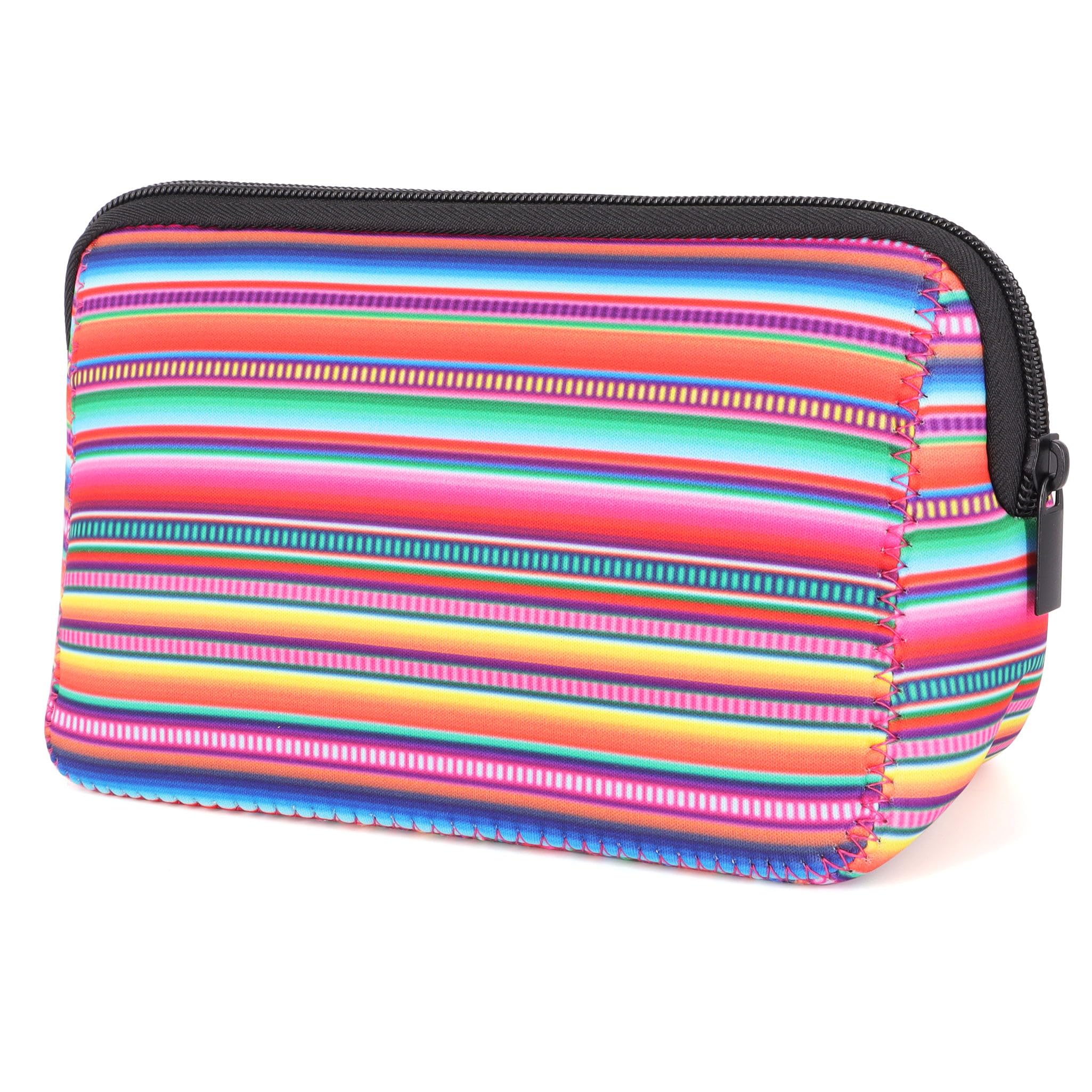 AJLTPA Waterproof Neoprene Cosmetic Bag, Serape