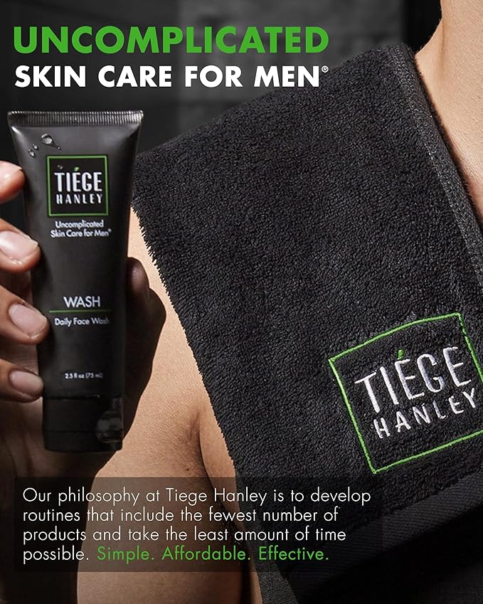 Tiege Hanley Advanced Men's Skin Care Set, 30-Day, 5 Piece Kit