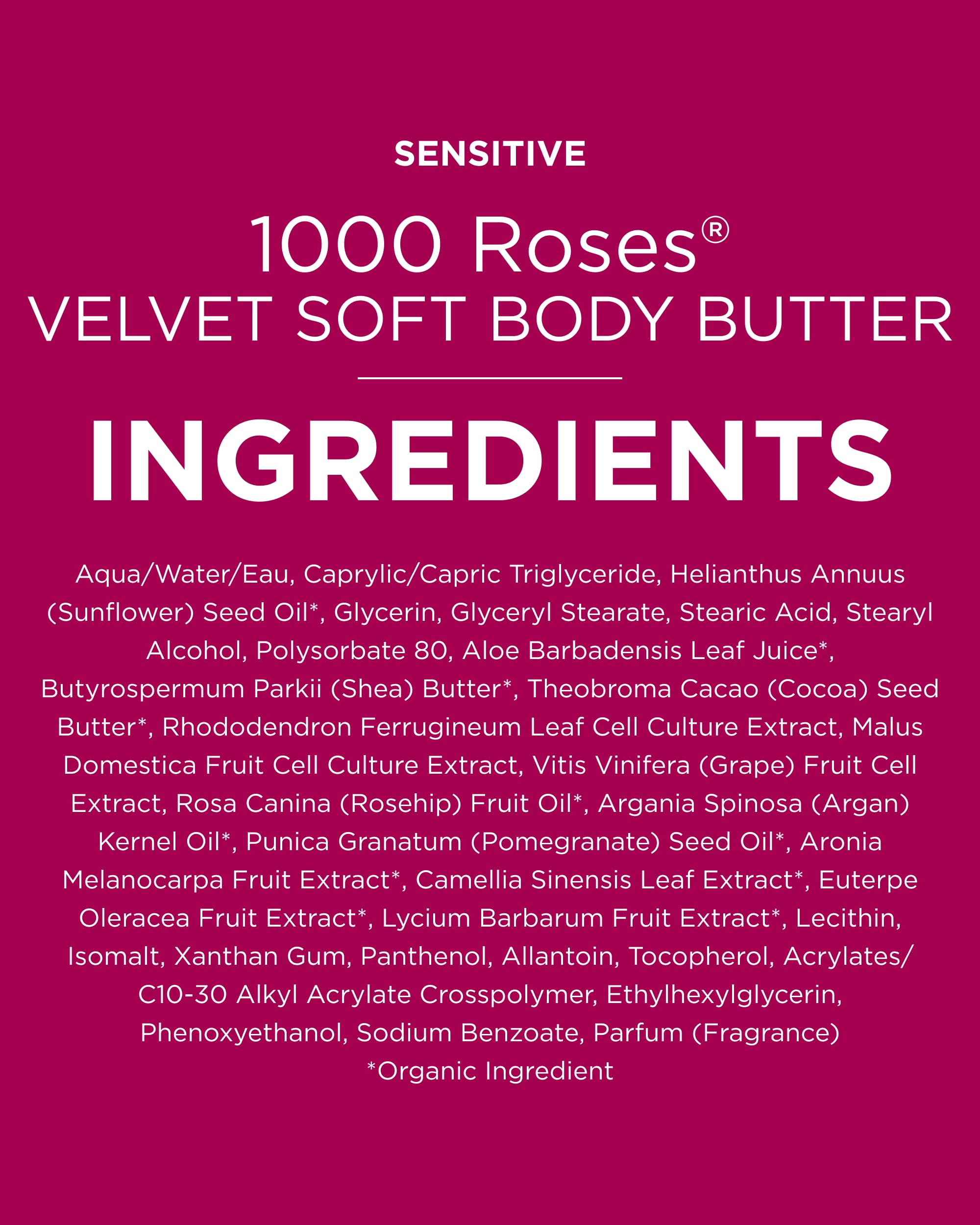 Andalou Naturals 1000 Roses Velvet Soft Body Butter (8 fl oz)