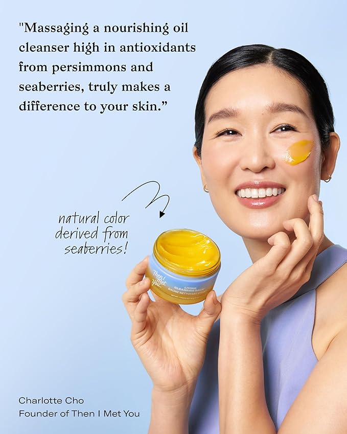 Then I Met You Living Cleansing Balm, Travel Makeup Remover Oil Cleanser