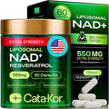 Cata-Kor Liposomal NAD+ Supplement with Resveratrol – Advanced NAD Resveratrol