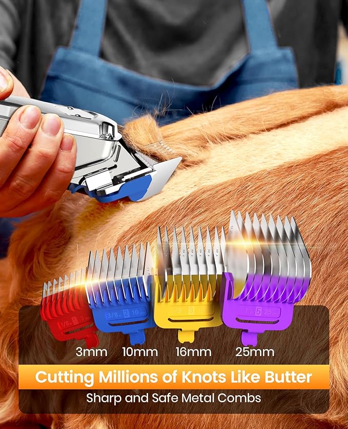 oneisall Professional Dog Grooming Clippers for Thick Hair