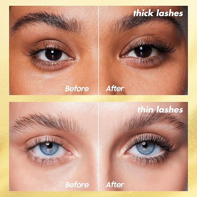 Tubing Mascara - Intense Black Lengthening & Volumizing Mascara, Fast Dry & Clump-Free, Curling & Separating, Vegan & Cruelty, All Day Full, Suitable for All Party (0.28 fl. oz)