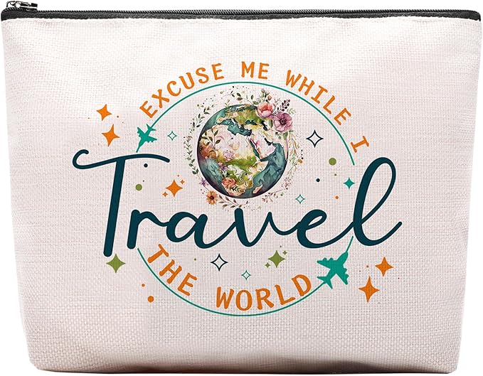 CEASQVAA Travel Gifts for Women: Cosmetic Bag - Best for International Travelers & Weekend Trips