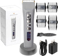 Brio Beardscape V1 Cordless Beard Trimmer for Men with Ceramic Blade, Gray