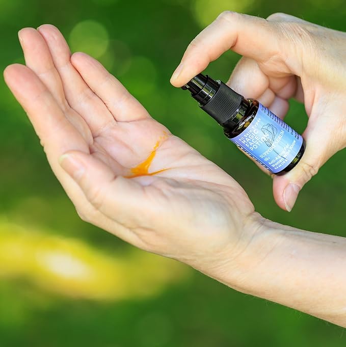 Ora's Amazing Herbal Magic Face Potion, Soothing Moisturizing Balancing, Sea Buckthorn Oil For Face with Frankincense, Licorice, Calendula, Evening Primrose, Meadowfoam, Gua Sha Face Oil, 0.5 oz