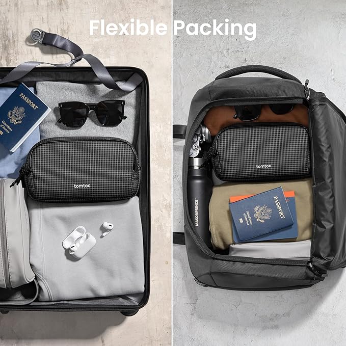 tomtoc Electronic Organizer Travel Case Performance, Dual Compartment Bag