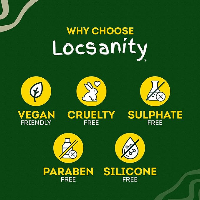 Loc Spray - Locsanity Daily Moisturizing Rosewater & Peppermint Spray for Locs, Dreadlocks - Lightweight Frizz Control Hair & Scalp Moisturizer - Natural Loc Care (4 fl oz)