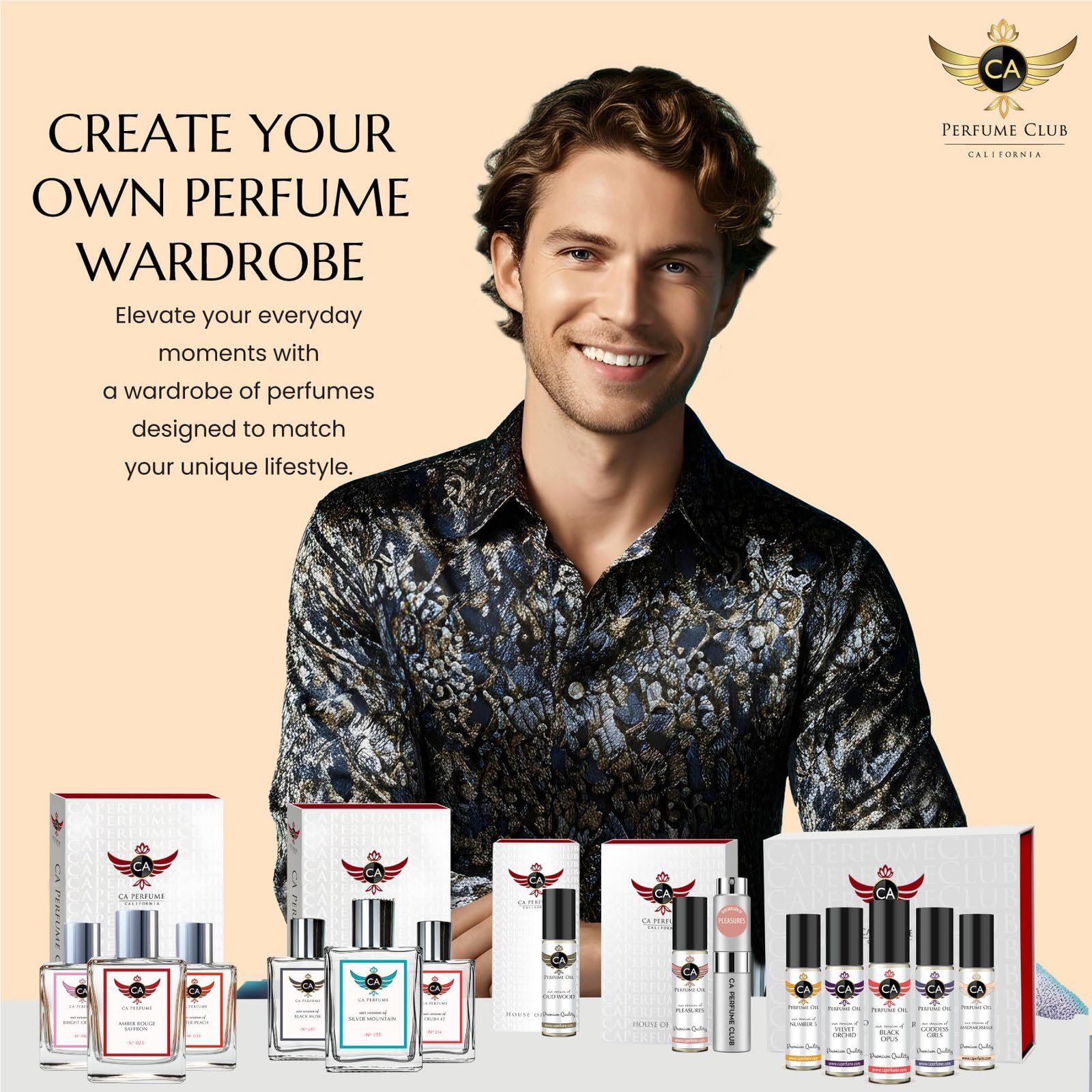 CA Perfume Impression of Vrs Men Eau Fraiche Woody Aquatic Scent Long Lasting Cologne for Men Signature Scent for Day and Night Wear 3.4 Fl Oz 100ml
