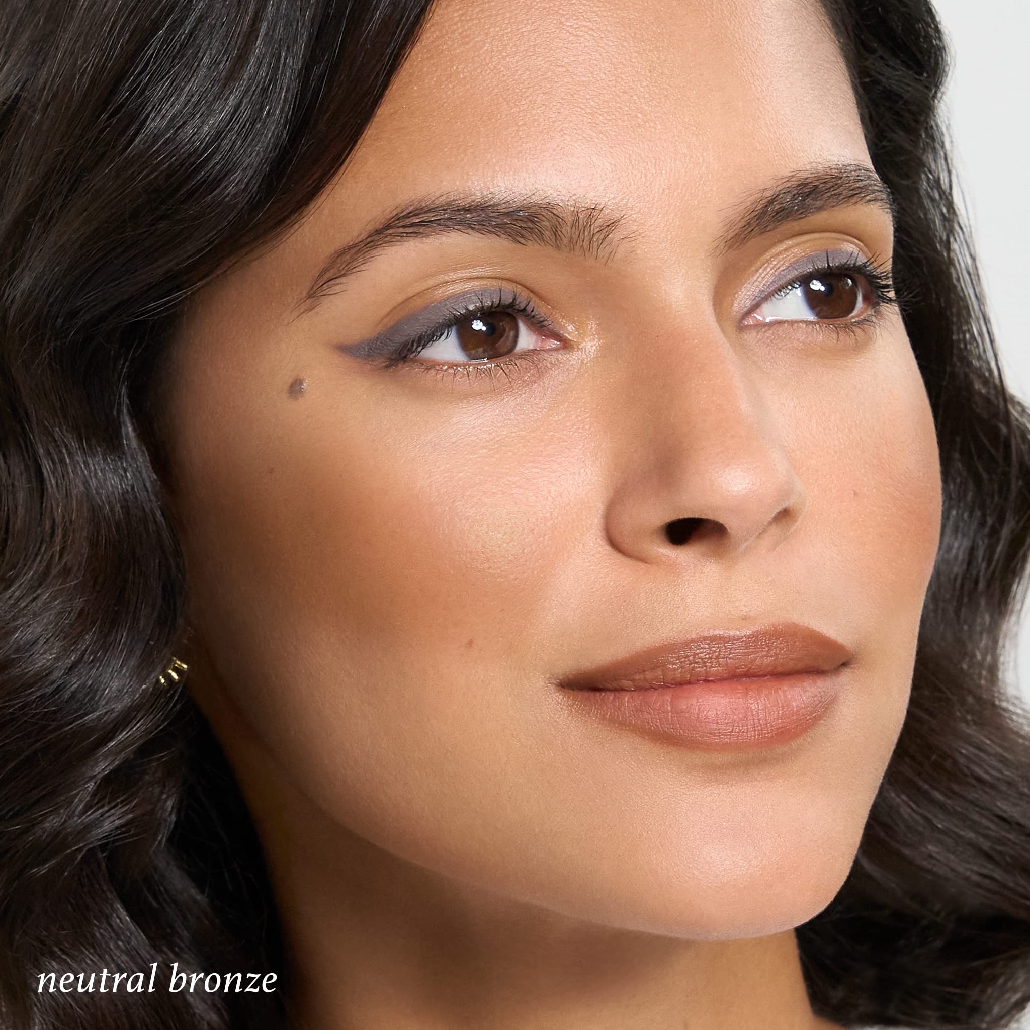 Skip The Brush Cream to Powder Bronzer Stick - Neutral Bronze - 2-in-1 Cream Bronzer and Contour Stick for the Face - Blendable, Buildable, No Brush Needed - Cruelty-Free, Dewy, All Skin Types