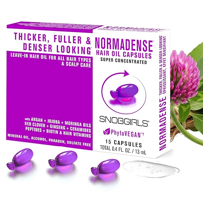 SNOB GIRLS NORMADENSE Thickening Hair Serum Capsules for Fine & Thin Hair