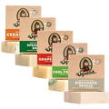 Dr. Squatch Natural Men’s Bar Soap - Cold Process Body Soap Bar with Natural Oils - Gifts for Men - Cool Fresh Aloe, Cedar Citrus, Birchwood Breeze, Spearmint Basil & Grapefruit IPA (5 oz, 5-Pack)
