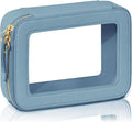 Prite Clear Makeup Bag Travel Cosmetic Organizer Toiletry Case for Women