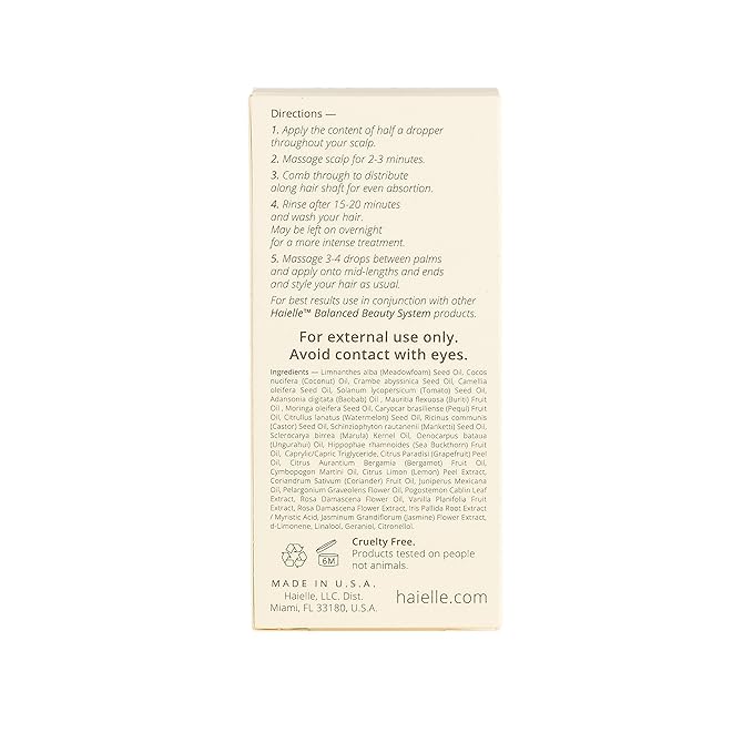 HAIELLE Active Botanical Concentrate – Revitalizing Hair Growth Oil, Split Ends Treatment – Combats Frizz, Fly-aways, Hydrates Hair, 30 ml / 1 fl. oz.