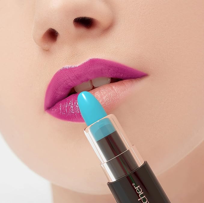 MOODmatcher LIVAURA Long Lasting Lipstick for Women – Color Changing Moisturizing Cream Lipsticks, Smudge Proof Lip Stick, Easy to Apply Lip Makeup, Made in USA (Light Blue)