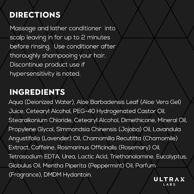 Ultrax Labs Hair Solayé Caffeine Conditioner for Thinning Hair 8 Fl.Oz