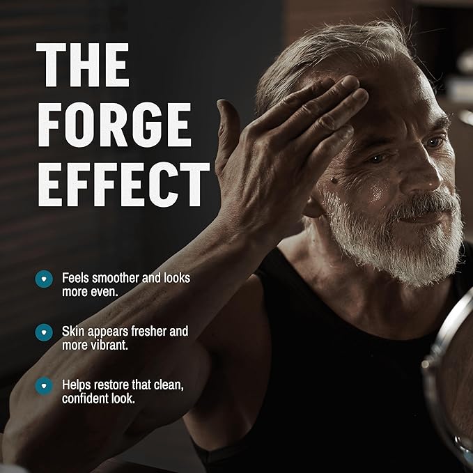Forge Skin Face Moisturizer for Men Wrinkle Defense Beef Tallow Balm, 1.7oz