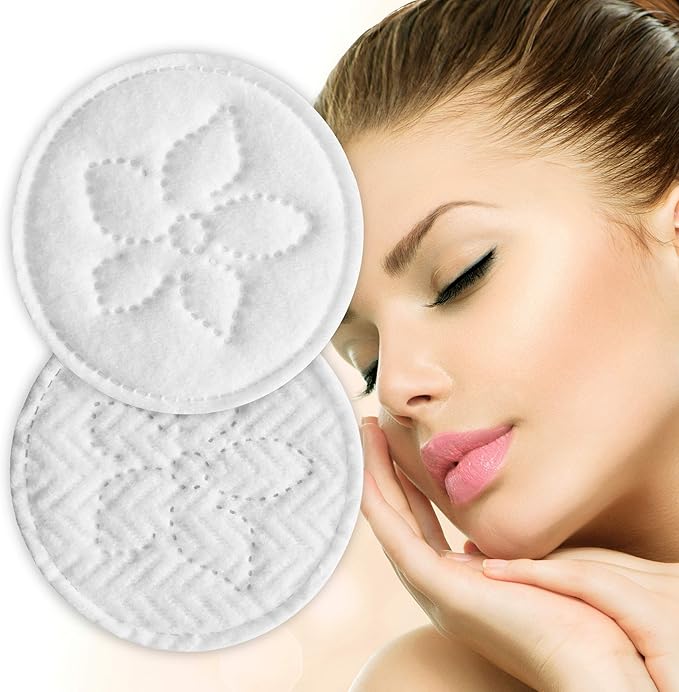 Premium Cotton Rounds for Face Makeup Remover Pads