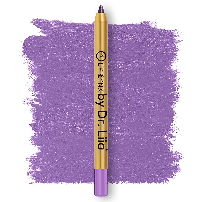 EPILYNX Waterproof Eyeliner Pencil, Smudge-Proof, Royal Purple Shimmer