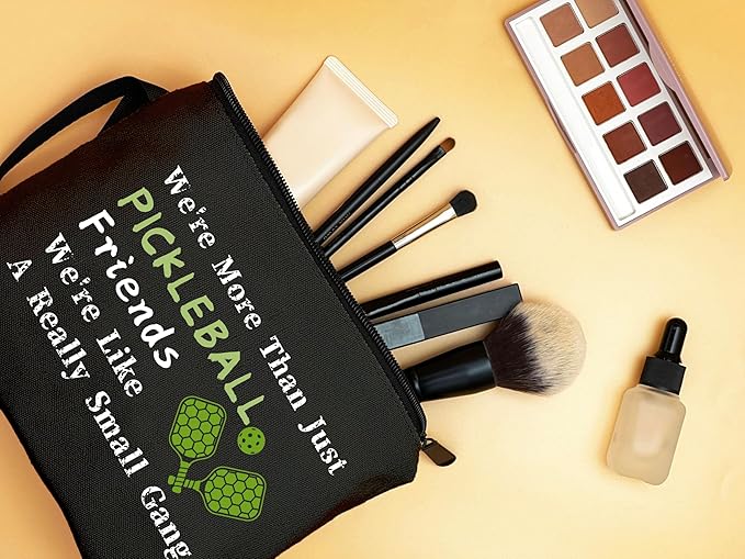 ARIOSEY Pickleball Gifts for Women, Travel Makeup Cosmetic Bag