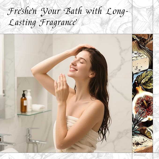 HIQILI Fig Fragrance Oil, DIY Perfume, Add to Bath & Body Products - 150ML