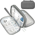 FYY Electronic Organizer, Travel Tech Pouch Bag, Medium, Dark Grey