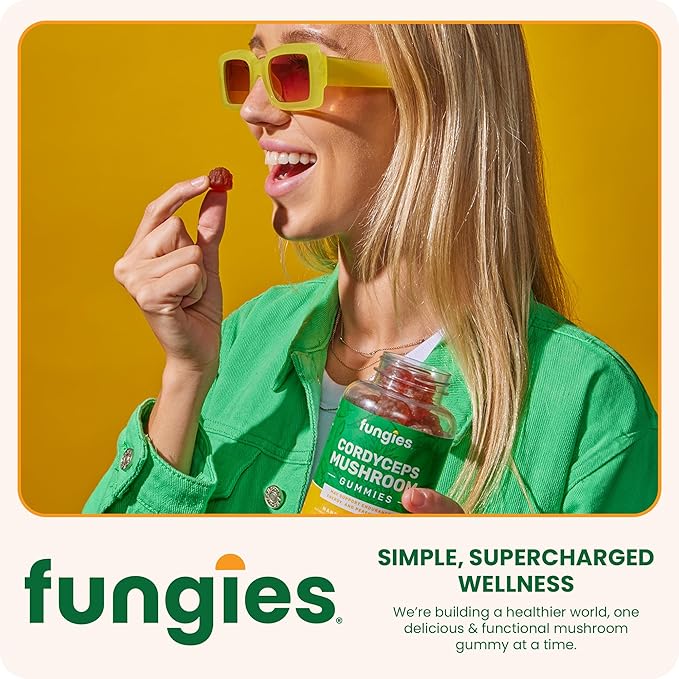 Fungies Cordyceps Mushroom Extract Gummies | 60 Count