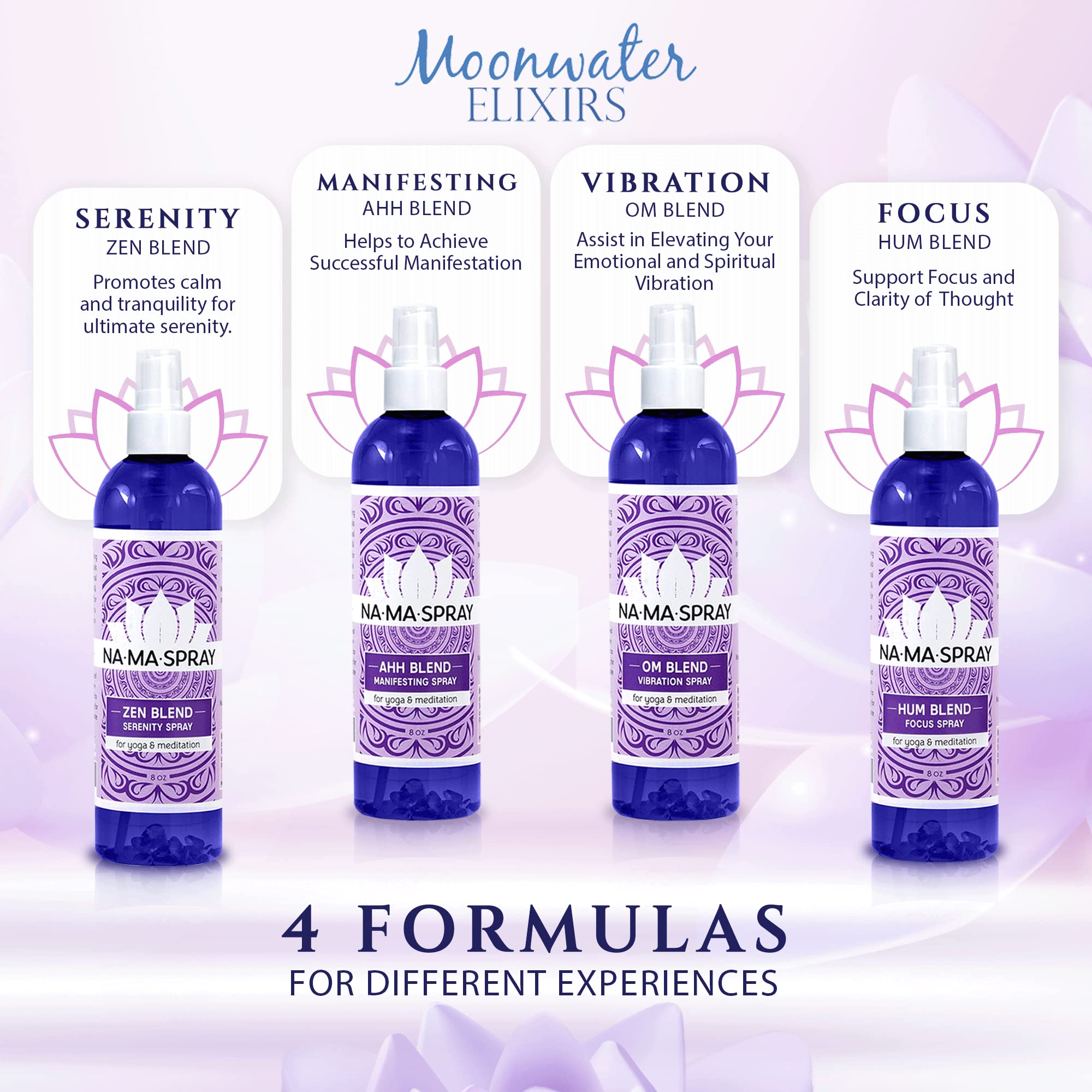 Lavender, Vanilla & Chamomile Aromatherapy Spray - Lavender Spray for Sleep, Room Mist Spray for Aura Cleansing, Spiritual Protection & Tranquility for Positive Energy & Spiritual Gift to Calm & Relax
