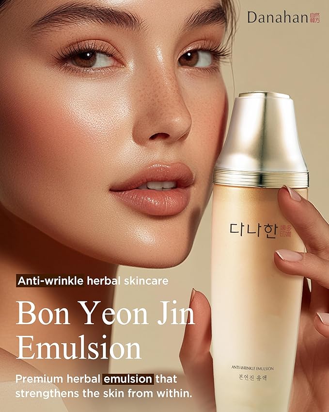 Danahan Bon Yeon Jin Red Ginseng Milky Lotion, Ceramide, HA, 5.4 fl oz