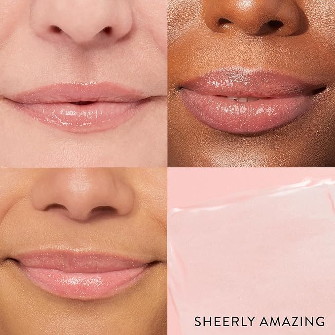 LAURA GELLER NEW YORK Jelly Balm Tinted Lip Balm – Sheerly Amazing – Hydrating Lip Color with Shine Finish – Squalane & Vitamin E – Buildable Sheer to Medium Coverage – Vegan & Cruelty-Free