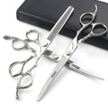 Professional Stainless Steel Hair Clippers for Hairdressers - 6/7/7.5/8/9-inch Sharp Blades (6 inch-4pc)
