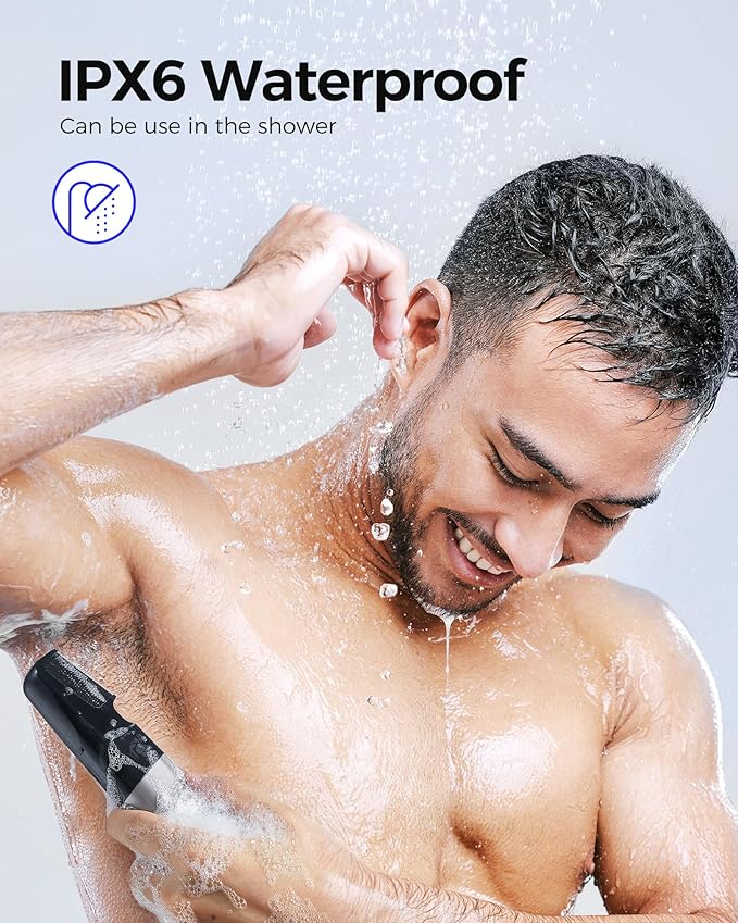 GLAKER Electric Razor for Men - Multi Shavers for Men, Complete Mens Beard Trimmer with Ear Hair Trimmer, Electric Nose Hair Trimmer & Body Groomer, Face Razor and Shaver