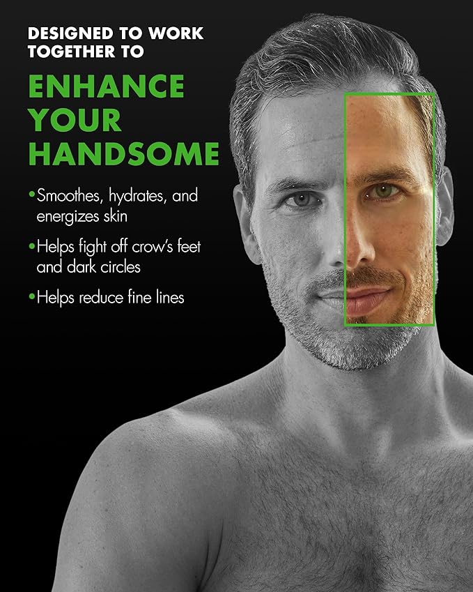 Tiege Hanley Anti-Aging Men's Skin Care Set, 30-Day, 6 Piece Kit