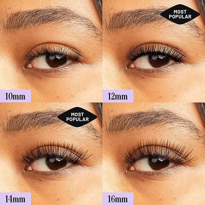 Lilac St Volume Lash Clusters for DIY Lash Extensions, Brazil, 10mm