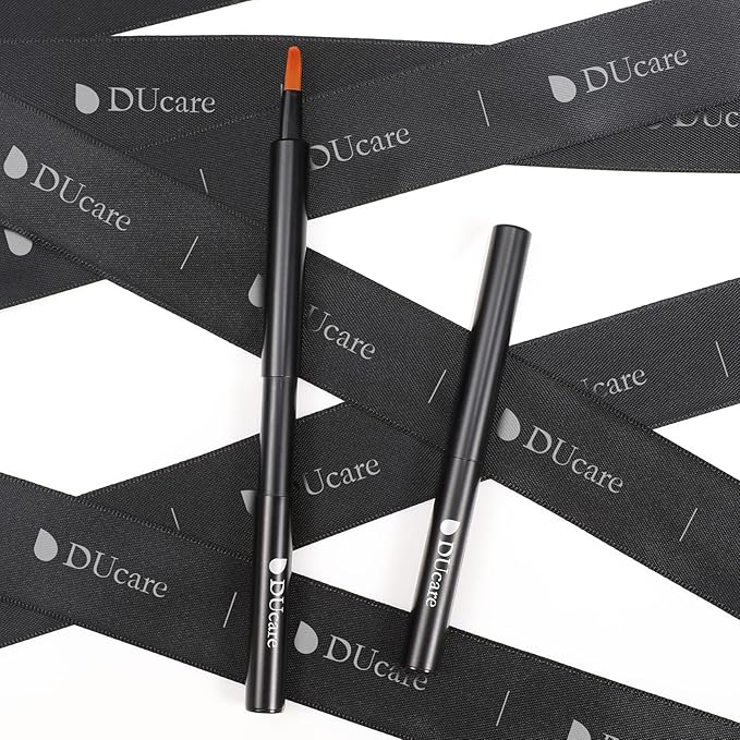 DUcare Lip Brush Retractable Professional Lipstick Brush Portable