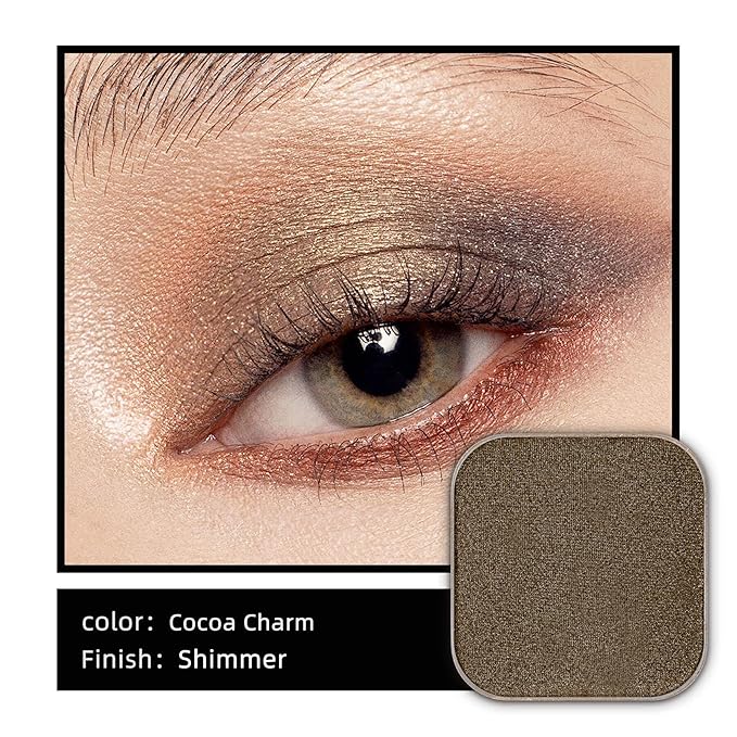 Fillwie Olive Bronze Shimmer Eyeshadow Single Refill - Cocoa Charm (Brown)