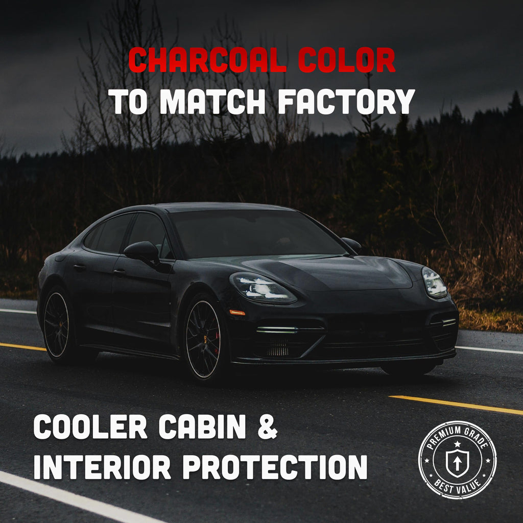 United 2PLY Nano Ceramic Pro Window Tint Film – 70% VLT Automotive & Home Window Film with IR-95 High Heat Rejection, UV/IR Blocking, Outstanding Clarity, Color-Stable Adhesive Roll 24 Inch x 100 Feet