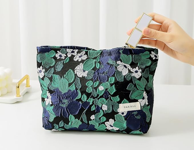 getgto 2 Pcs Makeup Bags, Large Cosmetic Bag Travel Toiletry Bag