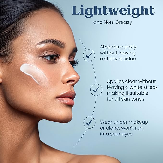 ClearChoice Sport Shield SPF 45 Travel Size – Mineral Sunscreen & Moisturizer for Face | Zinc Oxide, No White Cast, Water Resistant 80 Min | Non-Comedogenic | Dermatologist Recommended | 2 oz / 60 ml