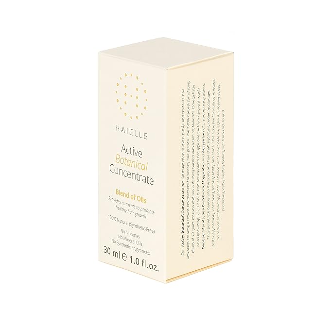 HAIELLE Active Botanical Concentrate – Revitalizing Hair Growth Oil, Split Ends Treatment – Combats Frizz, Fly-aways, Hydrates Hair, 30 ml / 1 fl. oz.